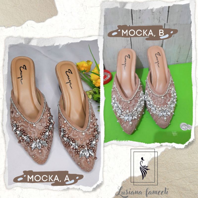 JI_SOO | Eksklusif sepatu wanita wedding lamaran kondangan shoes hak tahu  pengantin-4