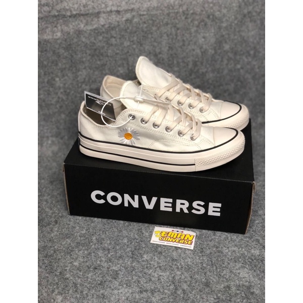 OBRAL SEPATU CONVERS3 70S LOW PEACE MINUS ONE CREAM WHAITE (IMPORT)