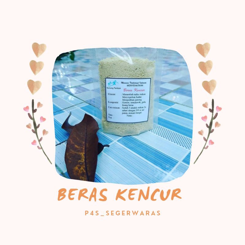 

Beras kencur (GULA.ASLI)