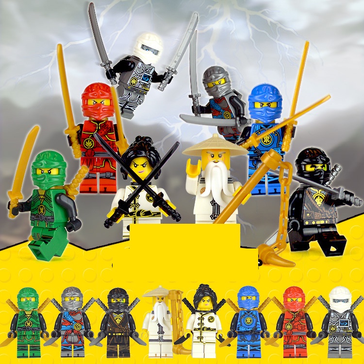 Mainan Balok Susun Minifigure Model Ninja Untuk Anak