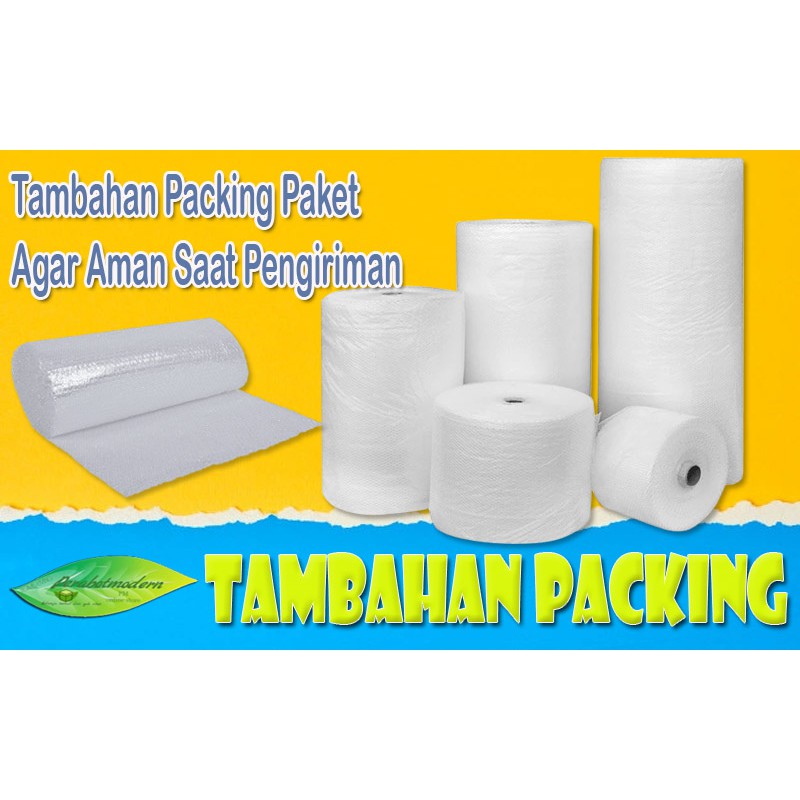 

tambahan packing buble wrap