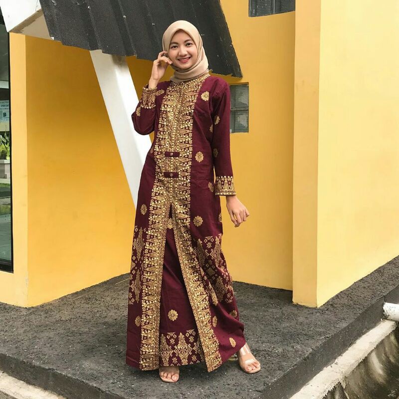 baju songket palembang/ baju kondangan