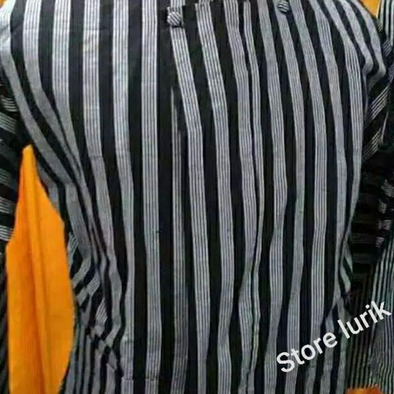 ←yj Model Terkini✢ Baju Surjan Lurik Pria // Baju Lurik Batik Pria // Baju Adat Jawa Khas jogja // B