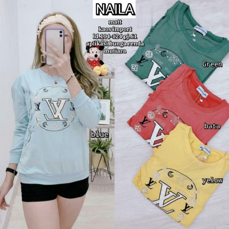 atasan import LV ori by coco angel/kaos import/blouse import