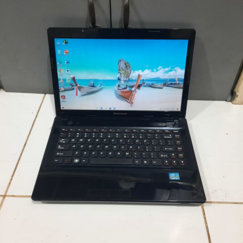 Laptop Lenovo G480 intel Core i5 Ram 4GB HDD 500GB Layar 14 inch Windows 10 Full aplikasi