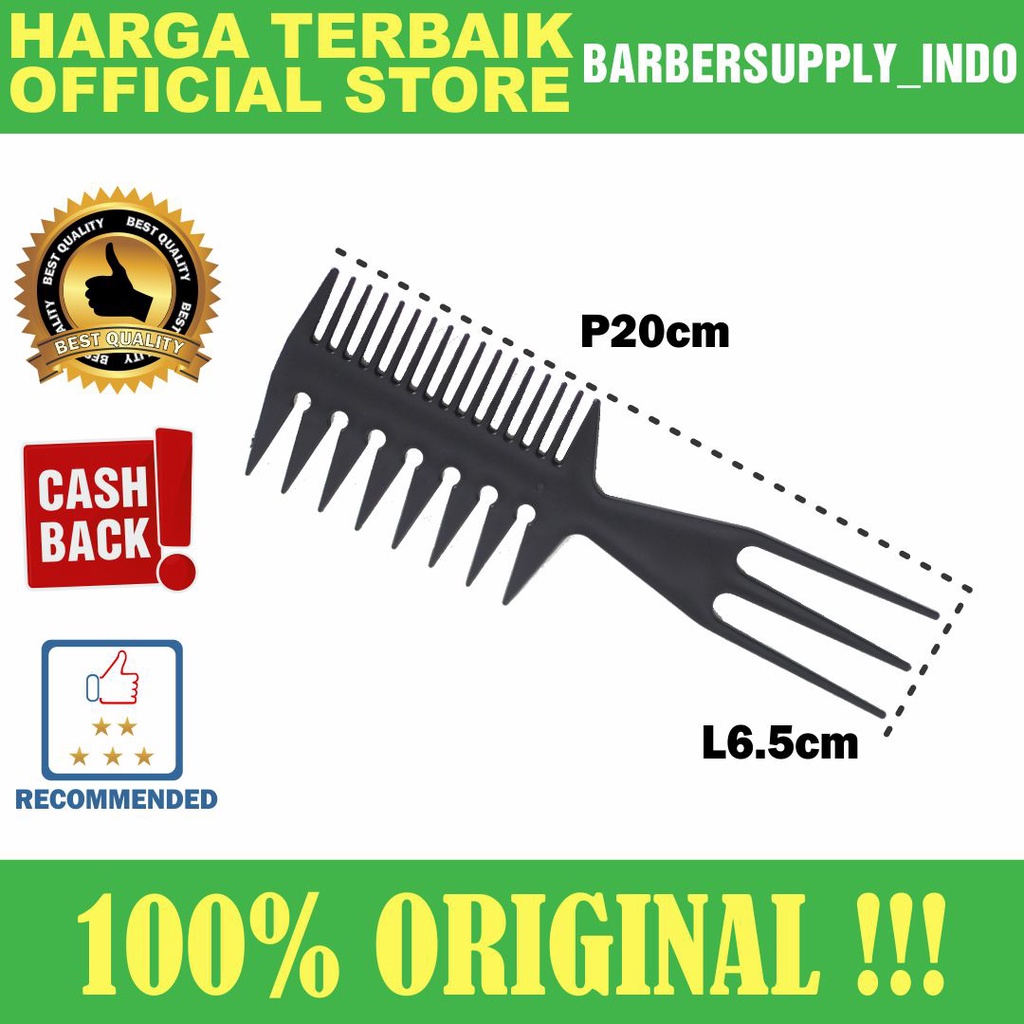 Sisir Styling Premium Sisir Texture Comb Barber Salon