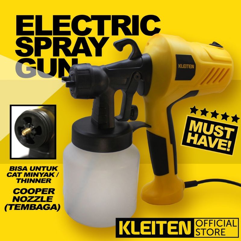 SPRAY GUN ELECTRIC KLEITEN BISA CAT MINYAK DAN AIR