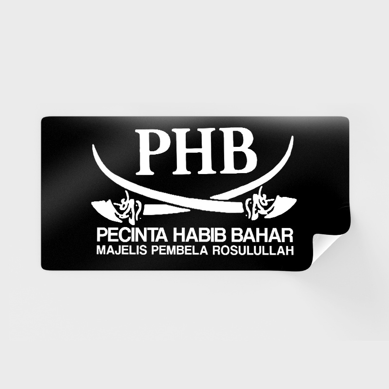 

Sticker Stiker PHB Pecinta Habib Bahar Majelis Pembela Rosullulah Satuan Anti Air