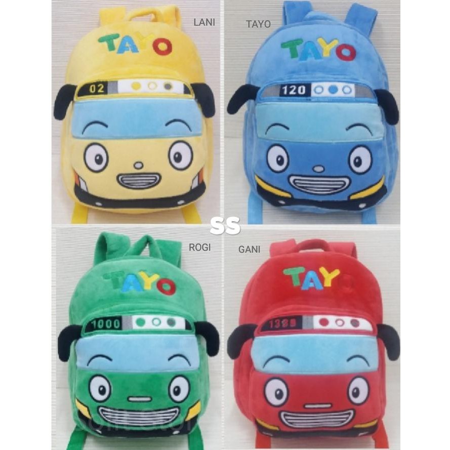 Tas Ransel Anak Boneka Tayo The Little Bus Rogi Lani Gani Size M