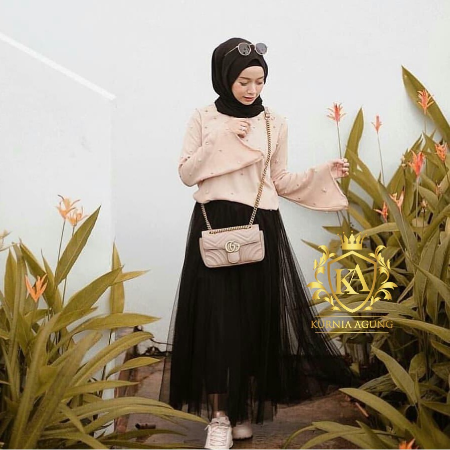 Soft Tile Tulle Polos Halus Jatuh Meteran Kain Tile Bahan Rok Tutu Wanita Gaun Pesta Premium Kebaya per 0,5 Meter Murah