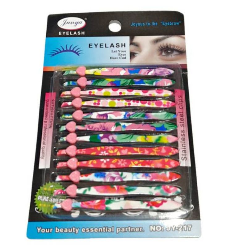 (12pcs) pinset motif / cabutan uban