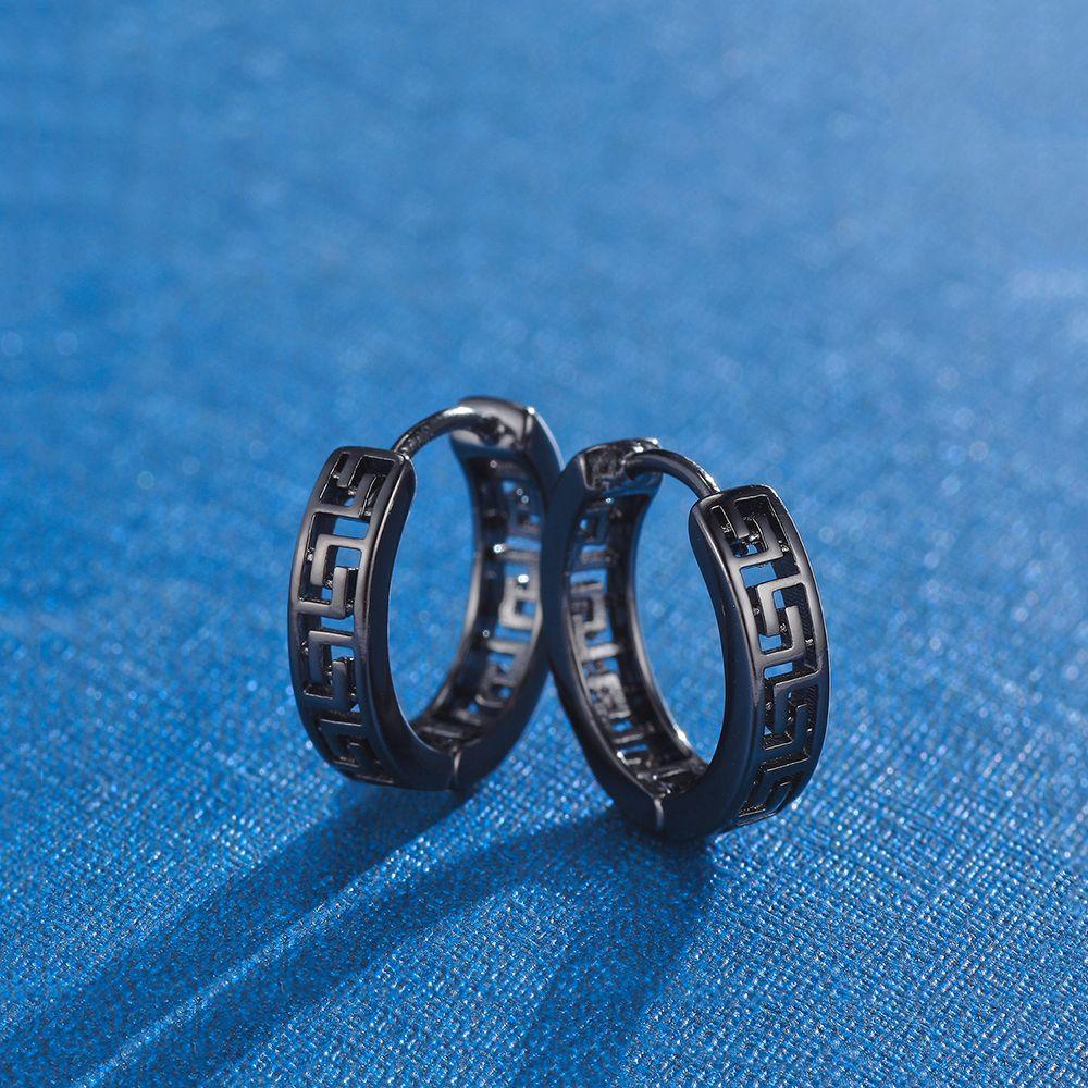 SKJK   Great Wall Ear Buckle Temperamen Hadiah Vintage Anting Gaya Punk Wanita Hip Hop Korea