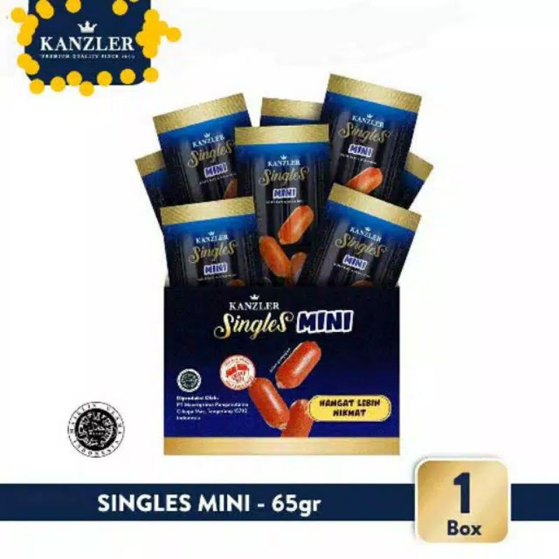 

1 BOX - SOSIS KANZLER SINGLES MINI / 12 PCS