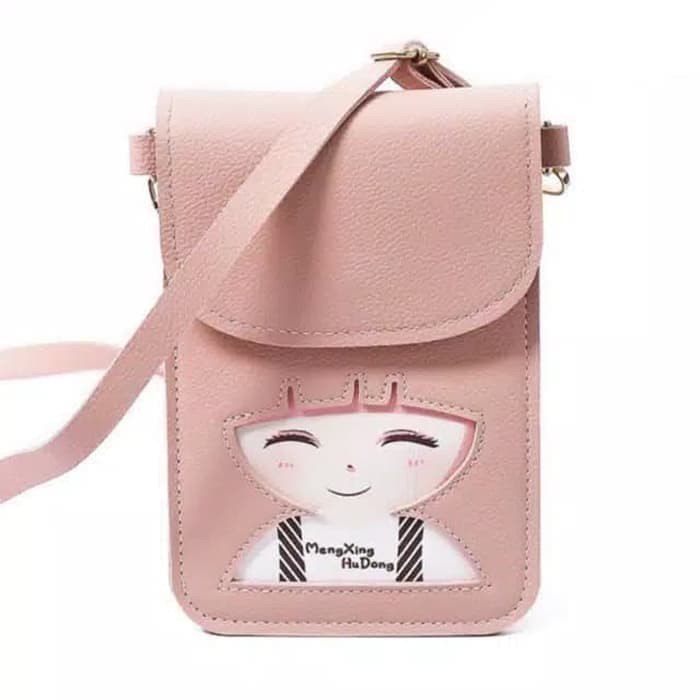 TAS SELEMPANG WANITA LUCU-TAS HP-TAS WANITA KOREAN STYLE SMALL