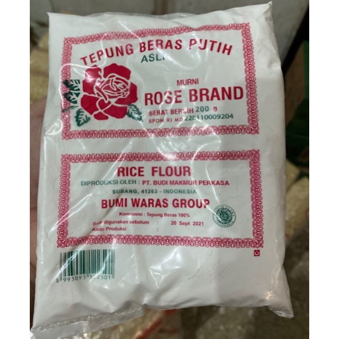

Tepung beras rose brand 200G