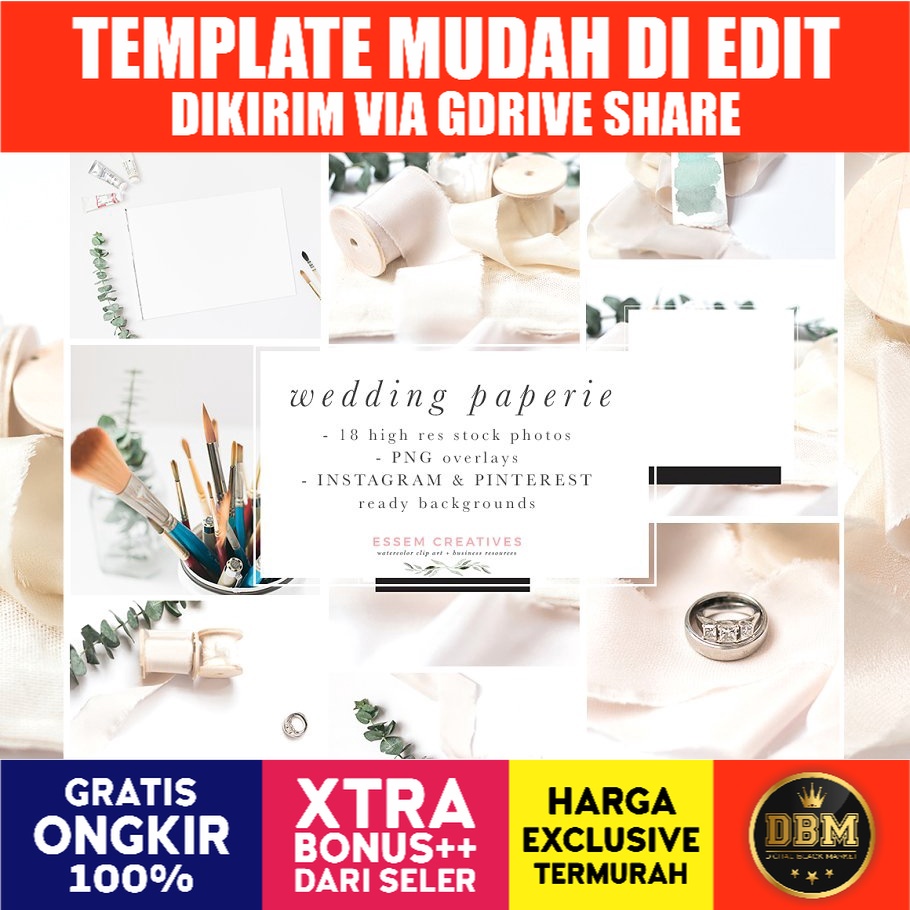 Artist Mockup Stock Photo Bundle - JPEG Ultra HD