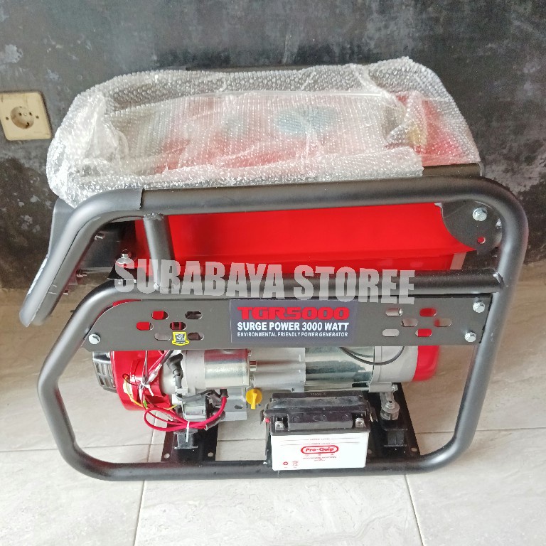 Genset Tiger TGR 5000 Genset 3000 Watt Double Stater Tiger TGR5000 / COD JATIM JATENG JABAR