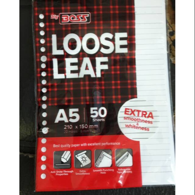 

Loose Leaf A5/50 lembar