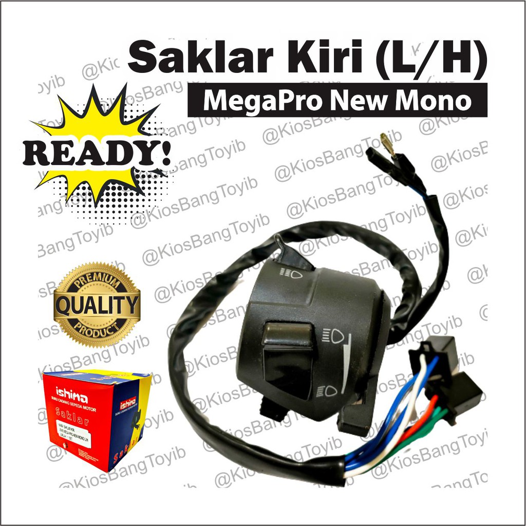 Saklar Holder Handle Switch Kiri Honda MegaPro New Mono  ★ISHIMA★