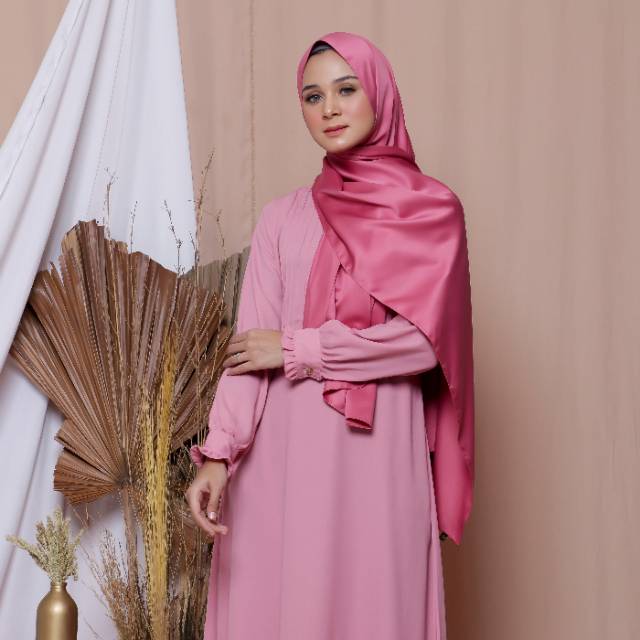 HIJAB JILBAB KERUDUNG PASHMINA SABYAN PREMIUM SATIN VELVET