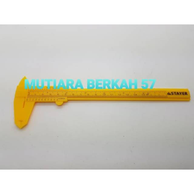 

Alat Ukur Penggaris Diameter-Sigmat Jangka Sorong Plastik 6" 150mm Trmurah
