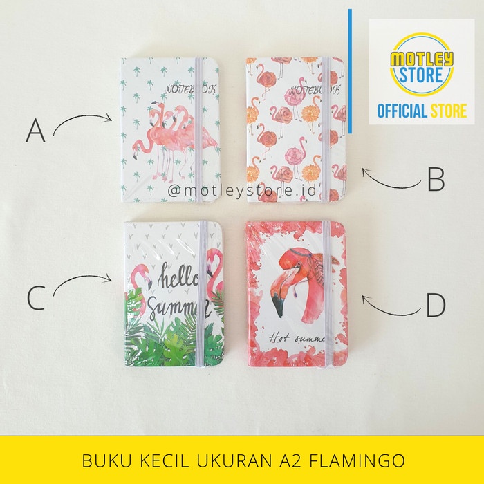 

Unik Notes Kecil Mini Pocket Diary Buku Saku - Pocket Notepad Flamingo Gilaa!!!