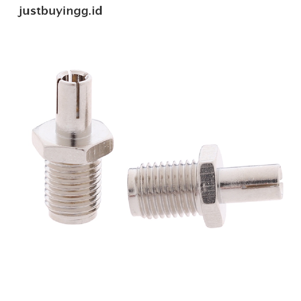 2pcs Adapter Konektor Rf Coaxial Jack Sma Female Ke Ts9 Male Plug