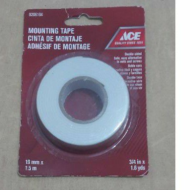 

ACE MOUNTINGG TAPE Double Tape kertas 19 mm x1.5 m