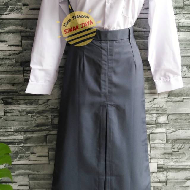 Rok span smp panjang biru rok span sma panjang abu rok sekolah rok seragam