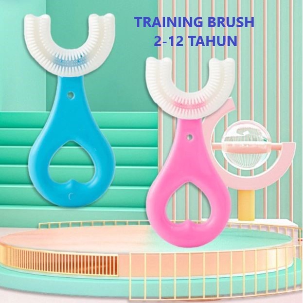 NA - SIKAT GIGI TRAINING BRUSH SIKAT GIGI BAYI U SMILE TOOTHBRUSH BABY