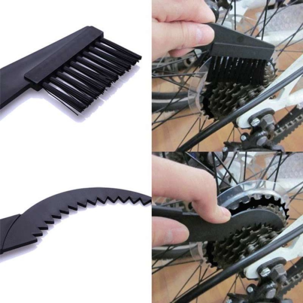 SIKAT RANTAI HITAM Pembersih Rantai Sepeda Bicycle Chain Cleaning Brush Murah