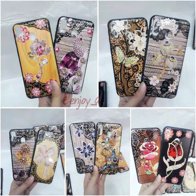 CASE CASING FUZE FLOWER BATIK SAMSUNG XIAOMI OPPO VIVO REALME IPHONE