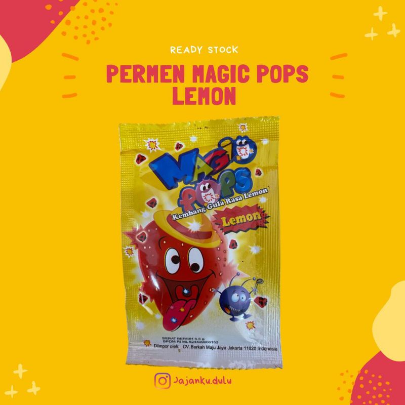 

permen / magic pop lemon / permen magic pop lemon / permen manis