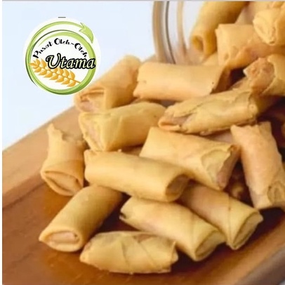 

Sumpia Ebi Spring roll - Lumpia mini kering - sumpia abon - makanan ringan isi abon ebi - camilan jadul - snack snek lebaran - makanan pedas - sumpia premium