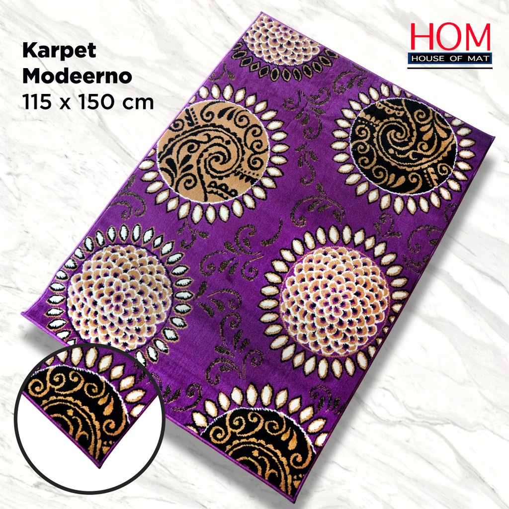 [HOM RUGS] Karpet ruang tamu Moderno 115x155 cm / Karpet Modern