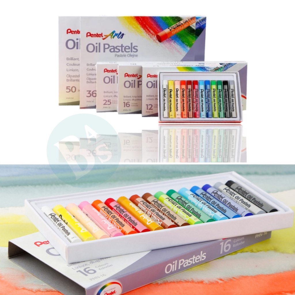 

Pentel Arts Oil Pastel Brilliant colored set 12/ 16/ 25/ 36/ 50