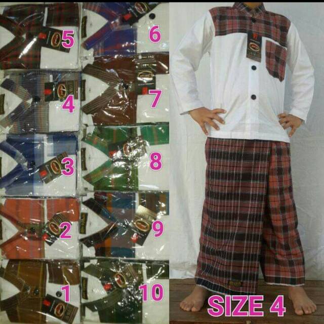 Set koko sarung celana anak
