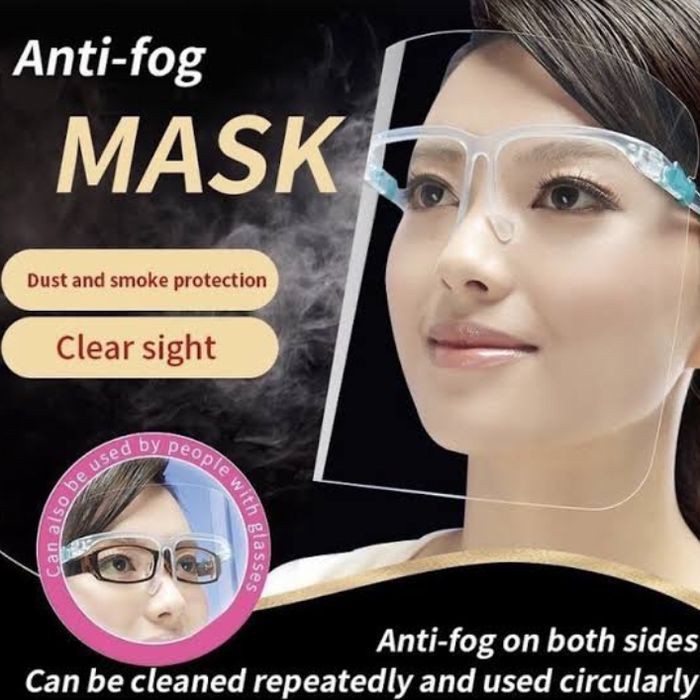 R0561 Mask Face Shield Kacamata Penutup Wajah Masak Anti Minyak Nagita