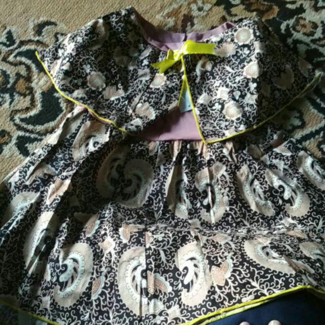 Tcb - Dress Batik Anak Karisa Usia 3-4 Tahun