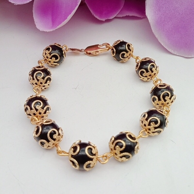 gelang wanita lapis emas permata giok tercantik star+