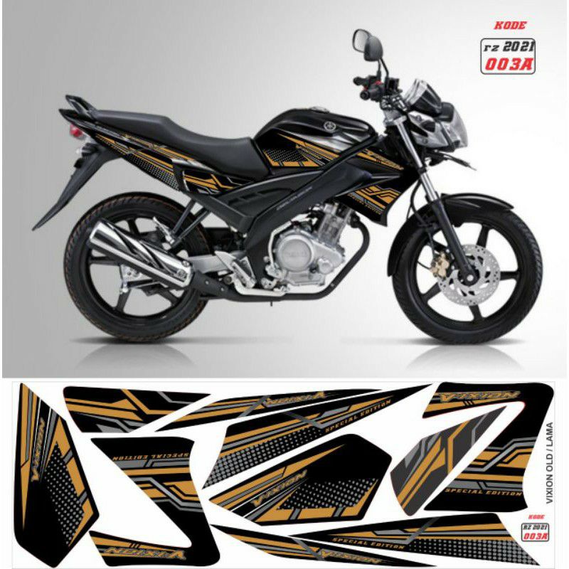 Sticker variasi yamaha vixion old 2011 striping vixion 2009