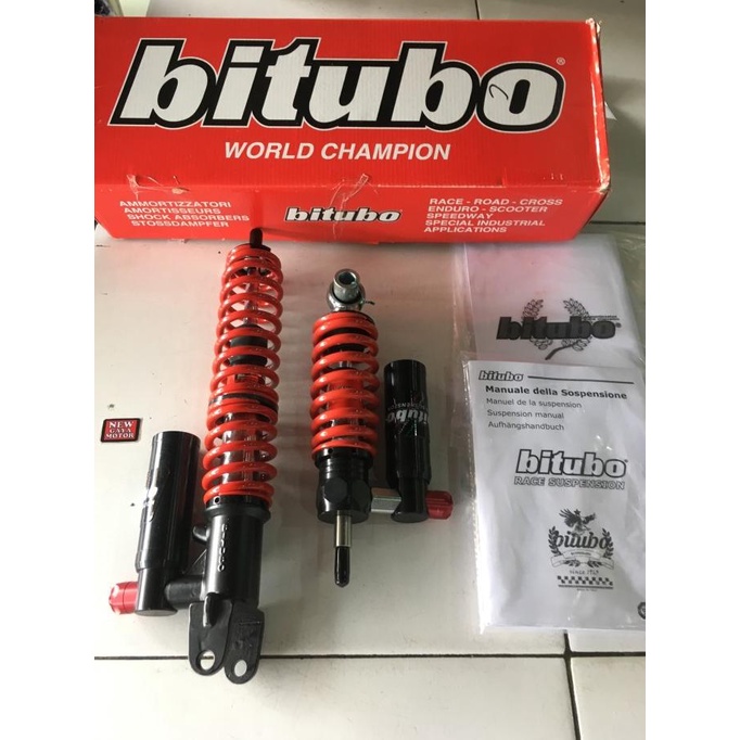 Shockbreaker depan dan belakang Vespa PTS merk BITUBO Original italia