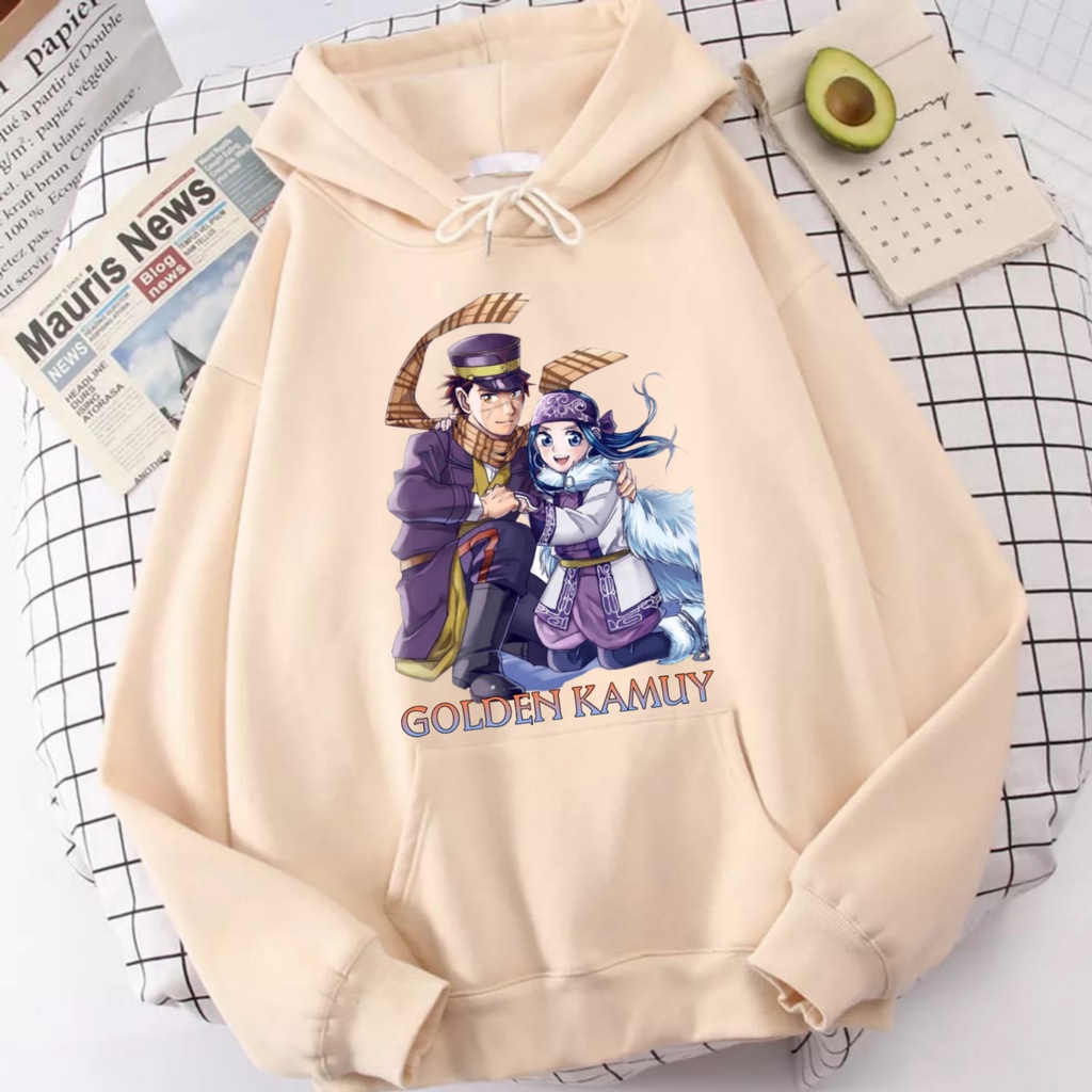 Hoodie Sweater Anime Golden Kamuy Season 4 Asirpa Saichi Suaimoto Hyakunosuke Ogata Shinpachi Nagakura Pria Wanita Hoodie Anime Oversize Xxl Murah Sweater Anime Wanita Anak Baju Atasan Golden Kamuy