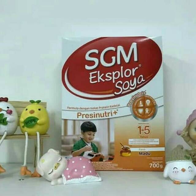 

SUSU SOYA SGM 1-5 TAHUN 700 GRAM