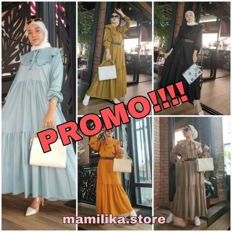 NURYN BASIC MIDI DRESS | HOMEDRESS CANTIK | DASTER | DRESS