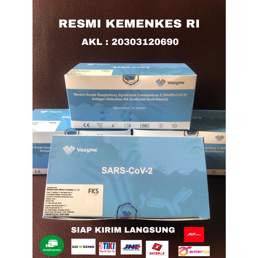 Vazyme Swab Antigen Box Isi 20 Pcs