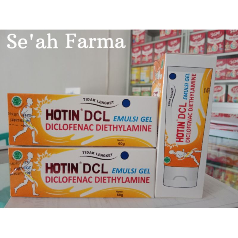 HOTIN DCL TUBE 60GRAM - HOTIN CREAM
