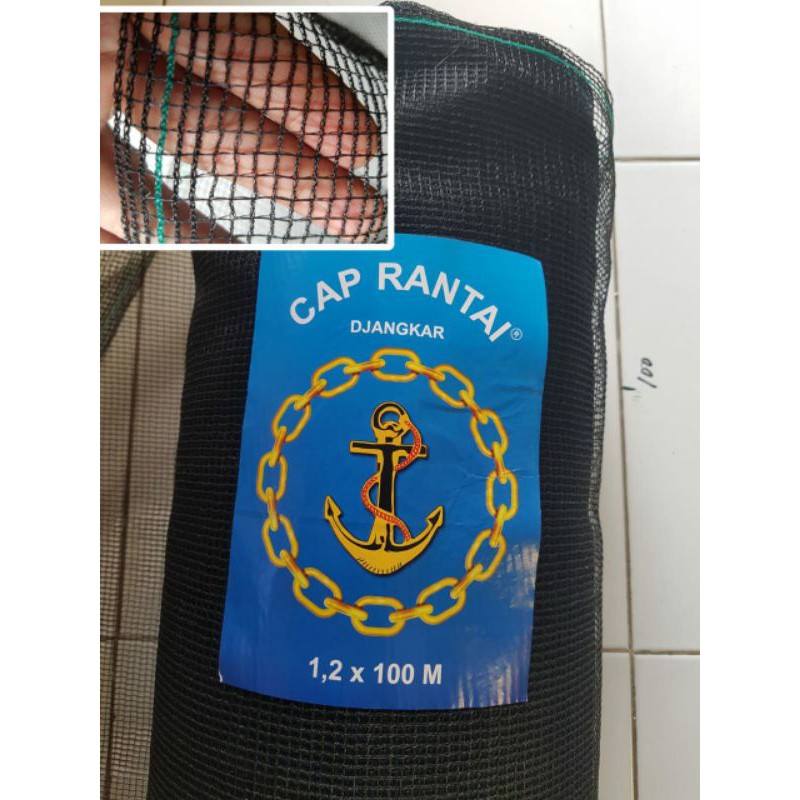 Waring RK hitam cap jangkar Roll 100m