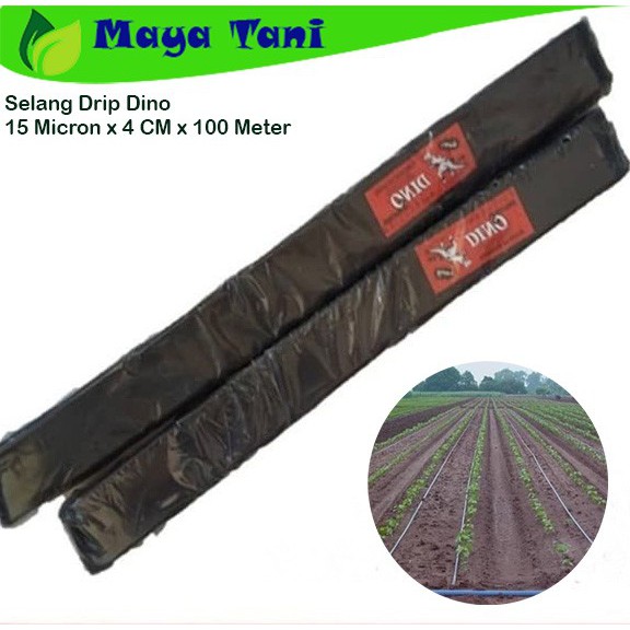 Selang Irigasi Drip Dino 15 Mikron X 100 Meter