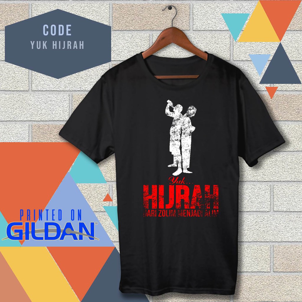 kaos dakwah muslim tauhid hijrah islam yuk hijrah